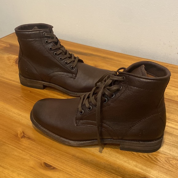 NWT Frye Tyler Lace Up Ankle Boots Size 6 - Picture 6 of 16